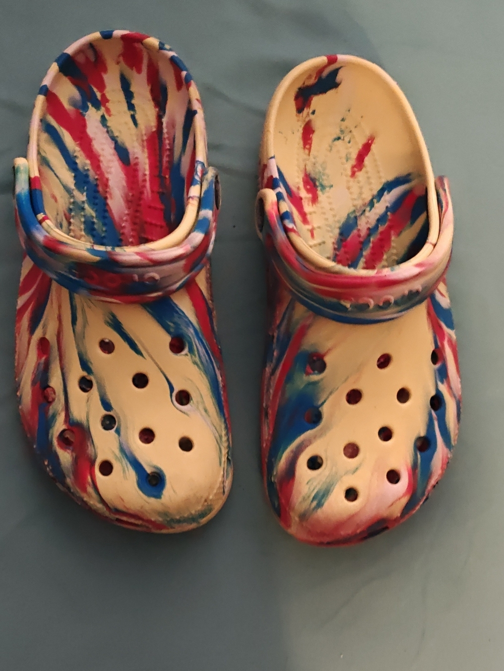 Tie-Dye Crocs